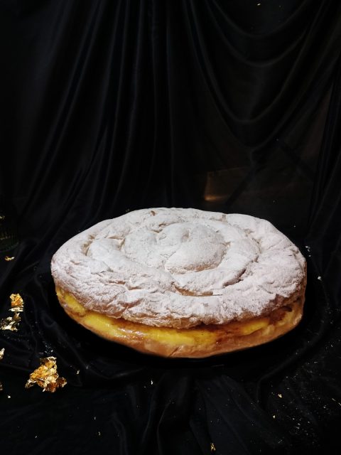 Ensaimada de Crema Quemada